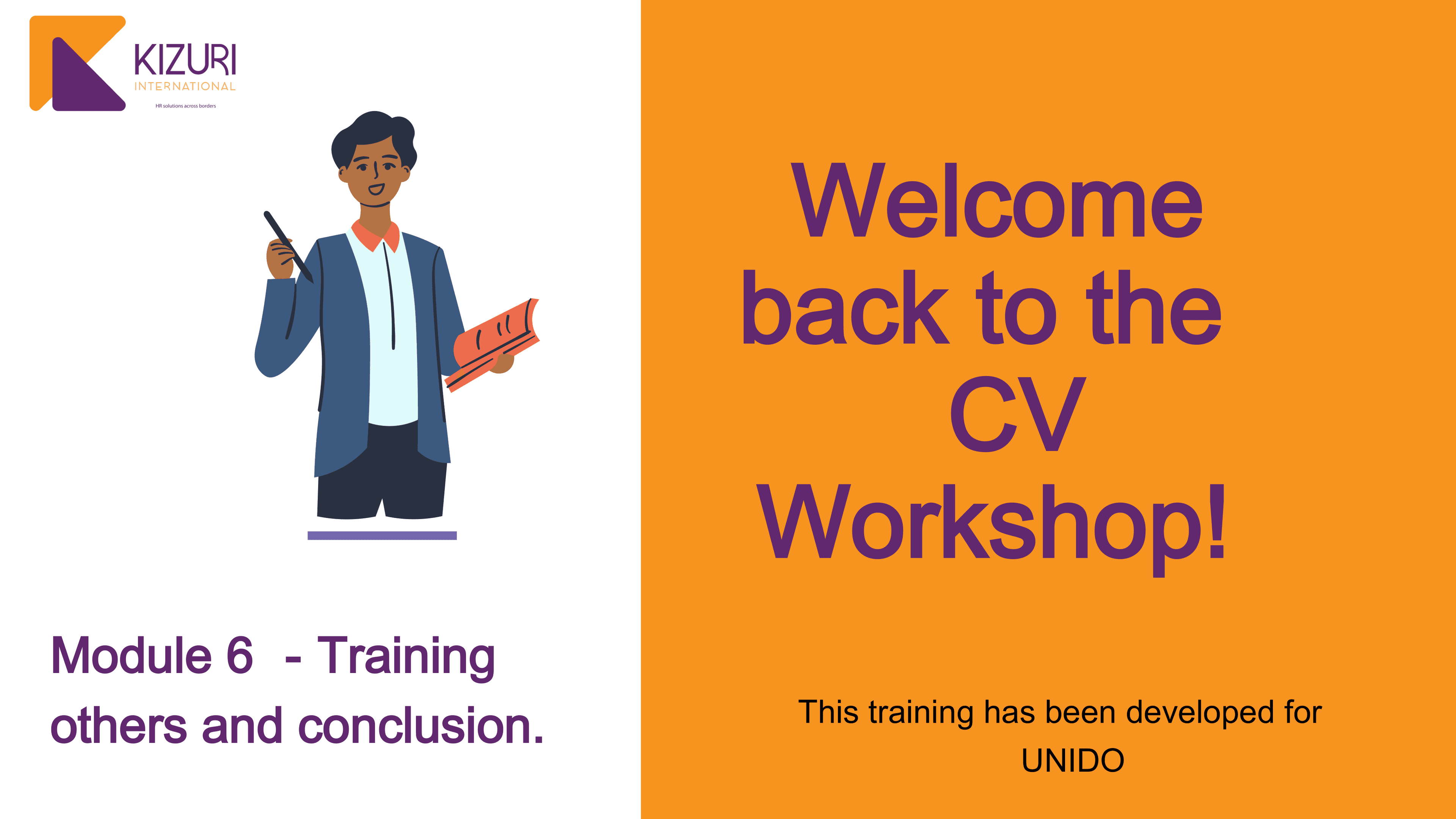 CV Training – Module 6